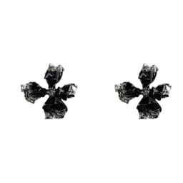 image-925 Silver Pearl Zircon Earrings Women