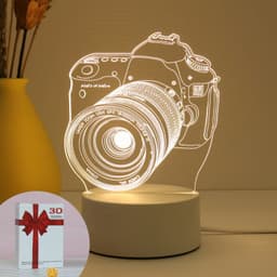 image-Christmas 3D Night Light Table Lamp, Kids' Gift, Modern, USB, 135x210mm