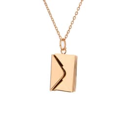 image-Rose Gold Clavicle Chain Pendant - Luxury Christmas Gift for Couples