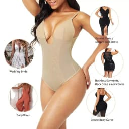 image-SCHUFEJA Tummy Control Bodysuit - Skin Tone XXXL