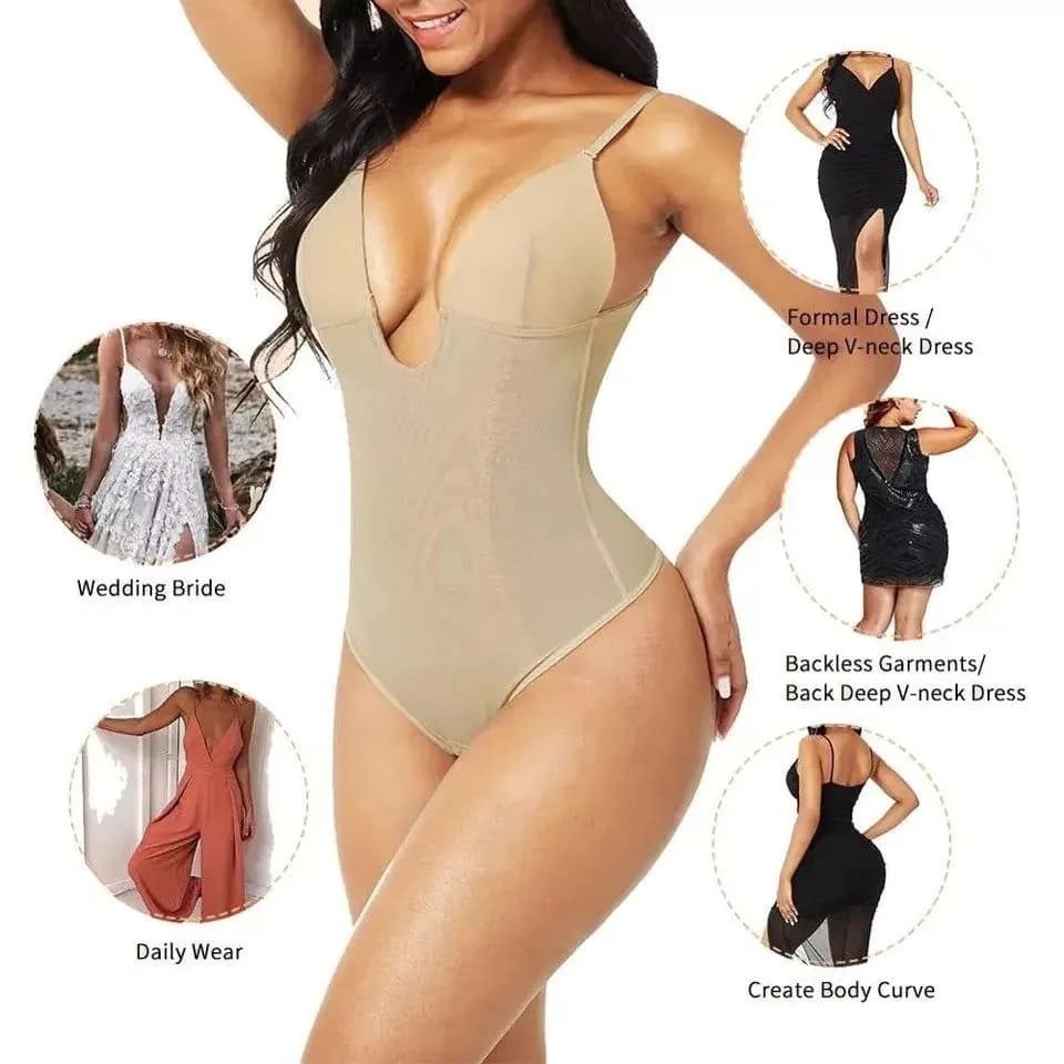 image-SCHUFEJA Tummy Control Bodysuit - Skin Tone XXXL
