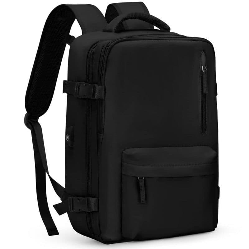 image-USB Rechargeable Travel Backpack 20-35L Off White