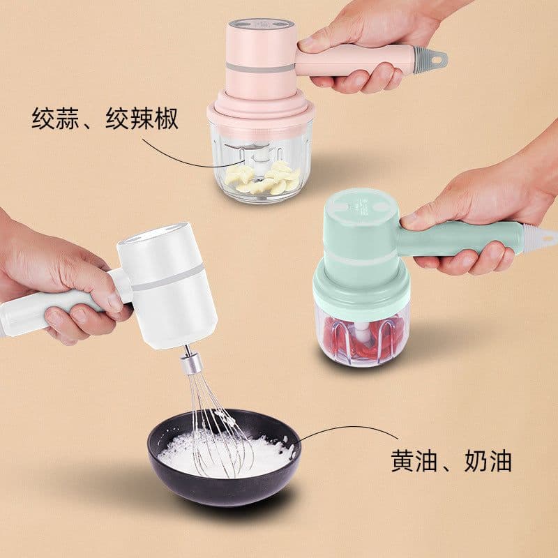 image-VANGO Hand Mixer ZM-12 Pink 150W 3-Gear