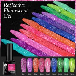 image-Fluorescent Reflective Manicure Gel - UR 2022 Phototherapy Jelly 7.5ml