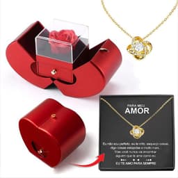 image-Four-Leaf Clover Necklace Gold Plated Clavicle Chain