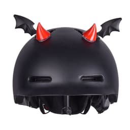 image-Electric vehicle helmet decoration big and small horns motorcycle helmet devil sucker horns universal wings creative personality