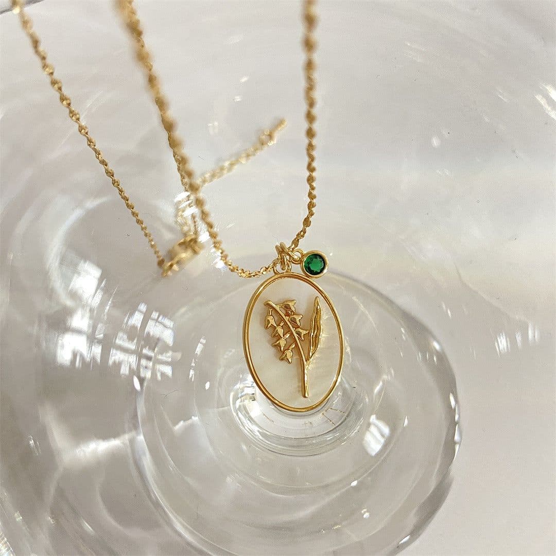 image-December Flower Necklace - Sunflower Copper Clavicle Chain 21-50cm