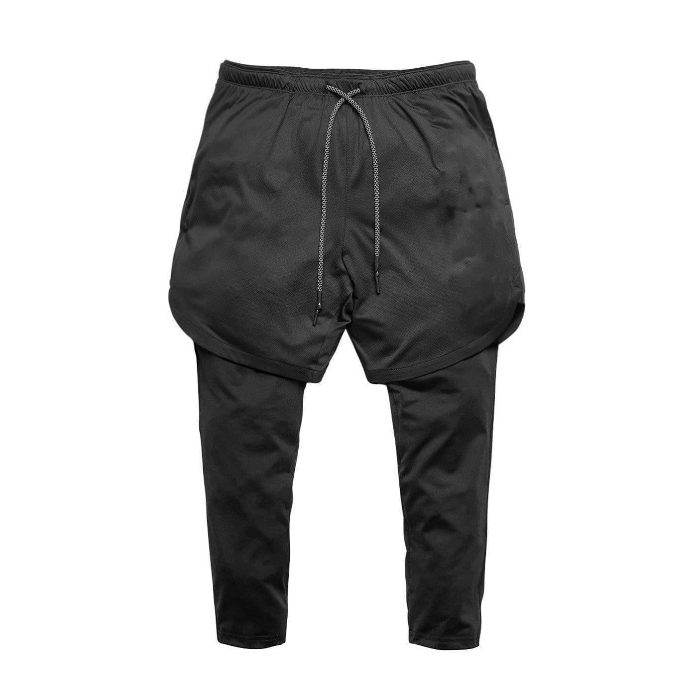 image-Men's BALLGUA Gym Pants - Fitness Running Tights, 85% Polyester, Multiple Pockets