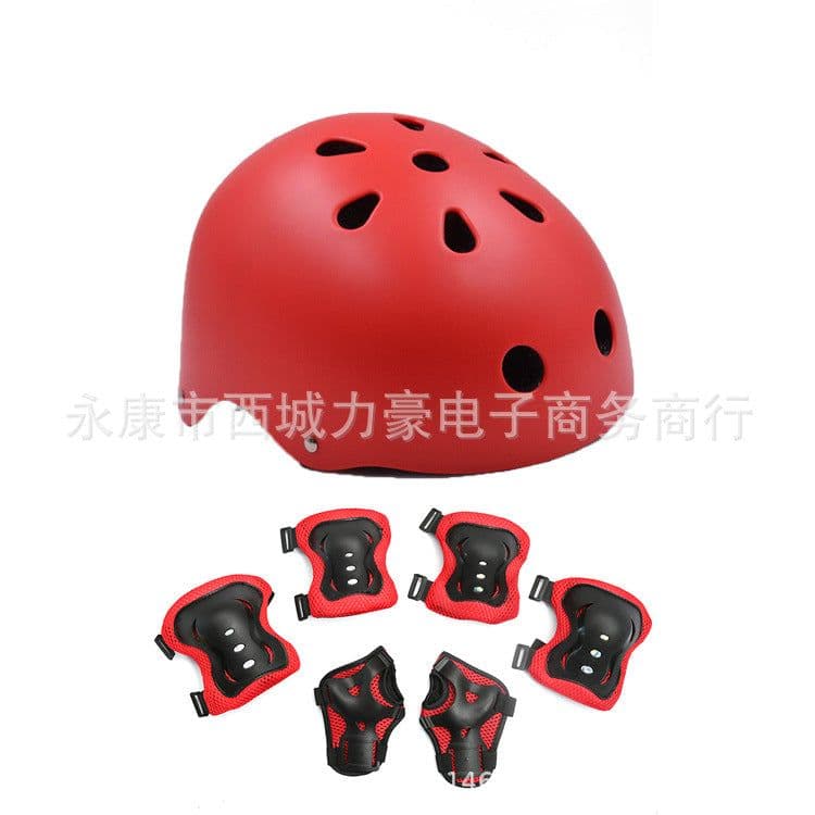 image-Children's roller skating rock climbing hip-hop helmet balance car protective gear twisting car skateboard ski drifting helmet sports protective gear