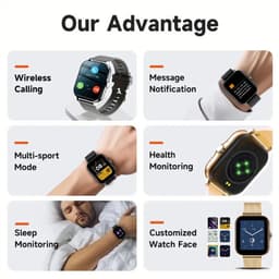 image-Cross-border hot-selling smart watch 1.44-inch screen full touch smart watch men and women Bluetooth call Y13 watch
