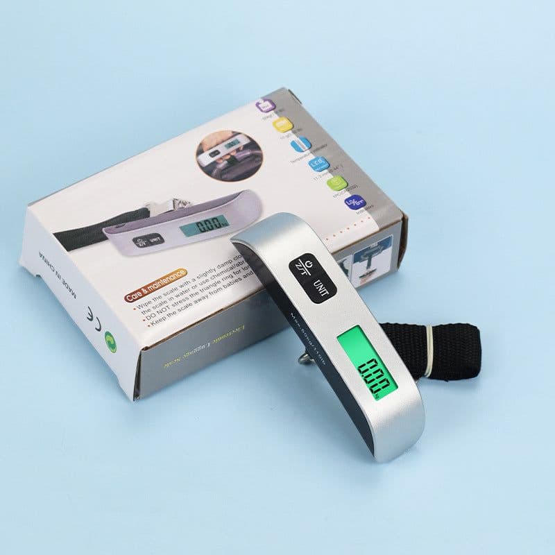 image-Portable Electronic Scale - 50KG Spring Luggage Scale - European Style