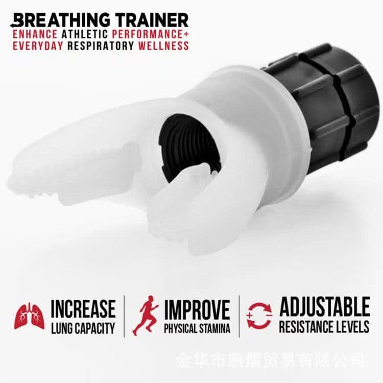 image-Cross-border Spot Fitness Trainer Portable Vital Capacity Abdominal Breathing Trainer Adjustable Resistance