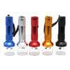 image-Junru Aluminum Alloy Electric Smoke Grinder - White, Windproof, Flashlight, Gift Box