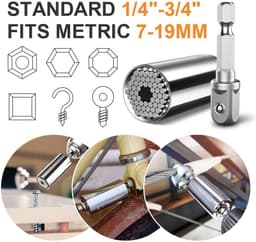 image-Universal Wrench Sleeve 7-19mm Chrome Vanadium