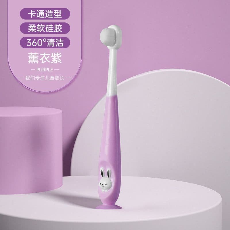 image-Baby Toothbrush Small Head Soft Bristle Cartoon Toothbrush