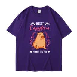 image-Cross-border independent station new summer cartoon cute Harajuku style printed cotton short-sleeved men's and women's T-shirt tops