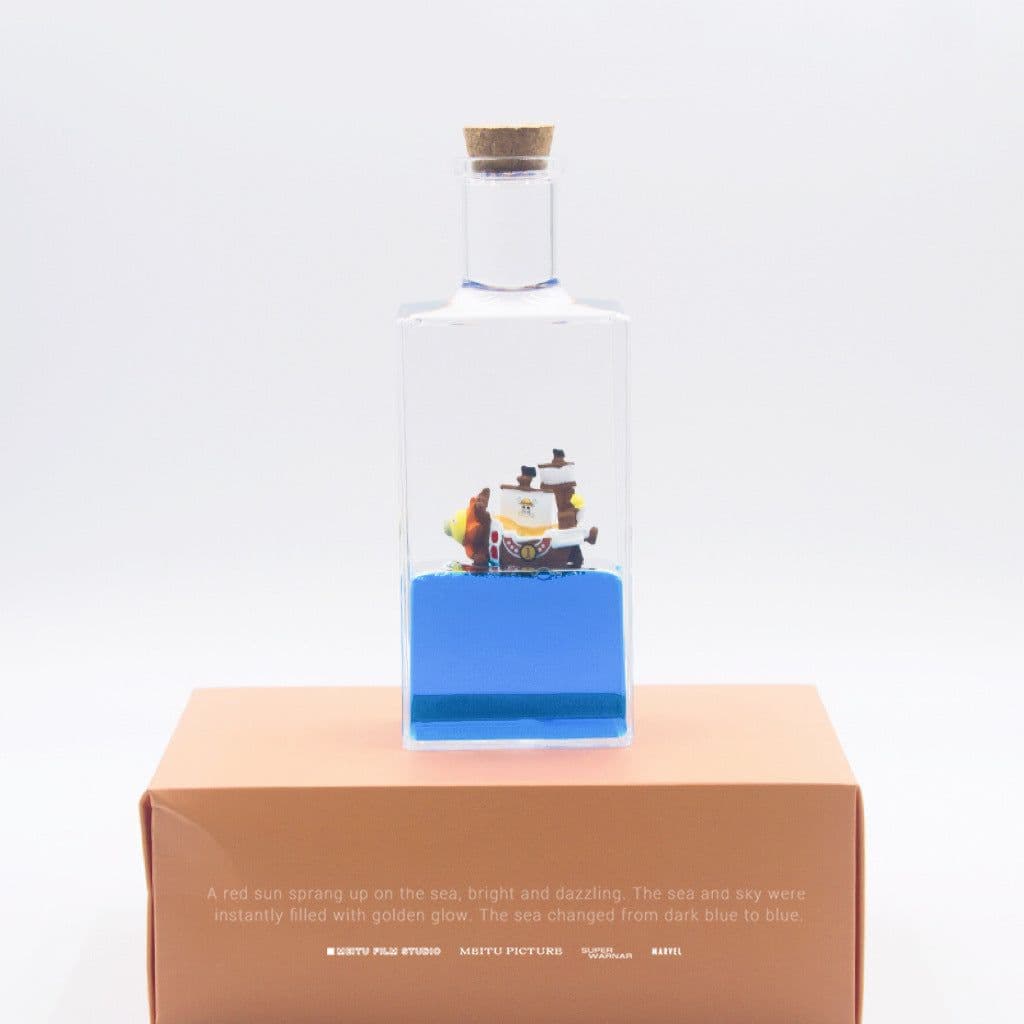 image-Drifting Bottle Boat - Resin Nautical Model Decoration