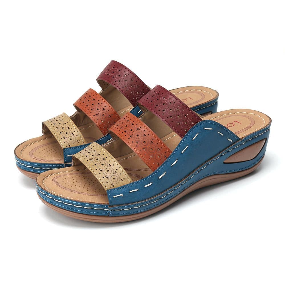 image-Casual Sandals Size 43 - White Hollow Open Toe
