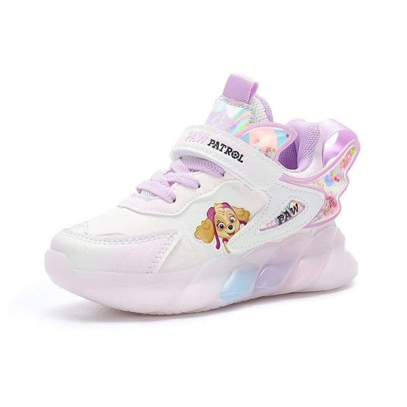 image-Wangwang Sports Shoes - Girls' Velcro Mesh Casual Non-Slip