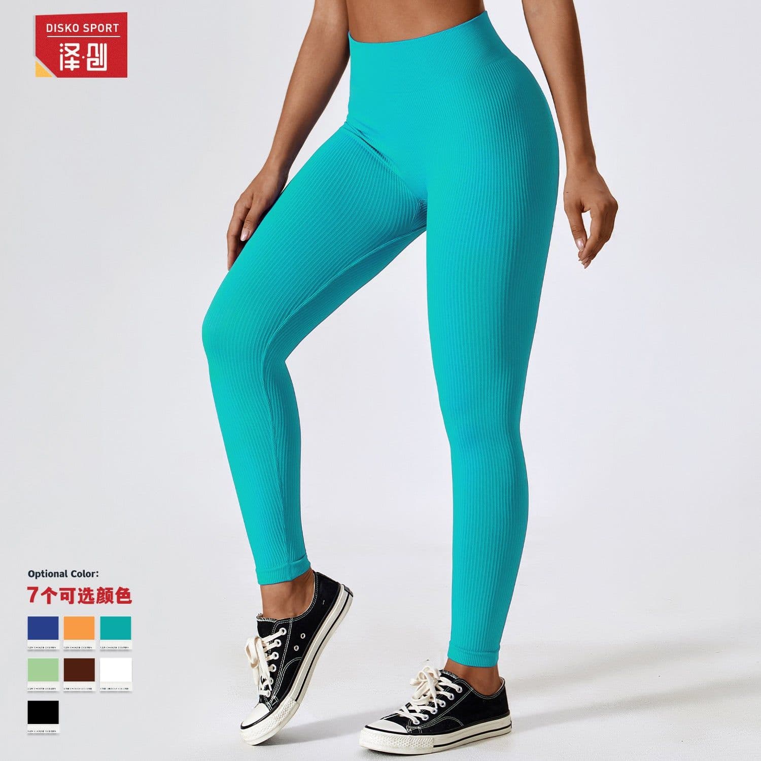 image-Zechuang Seamless Yoga Pants - Avocado Green L