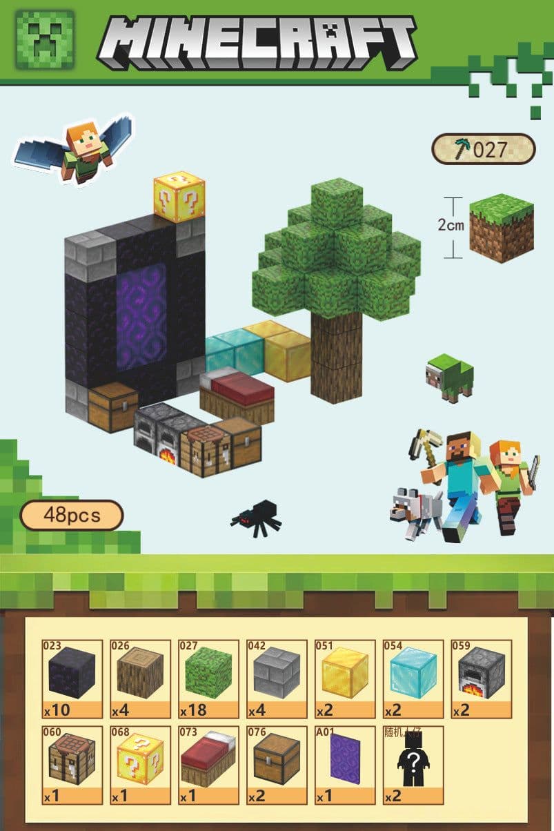 image-My World Diamond Continent Magnetic Building Blocks - 2cm Educational Toy