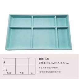 image-Jewelry Storage Tray - Desktop Organizer