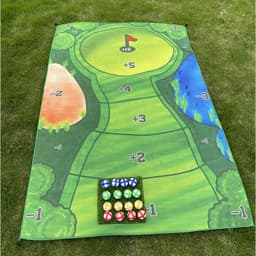 image-Casual Golf Game Set Golf Hitting Mat - Flannel