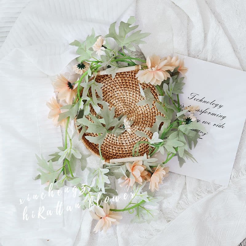 image-Simulation Rose Vine Fake Flower - Home Decor