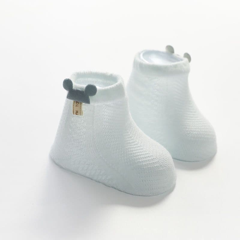 image-Newborn socks baby summer thin section baby boneless super cute cute middle tube socks 0-6 months wholesale baby