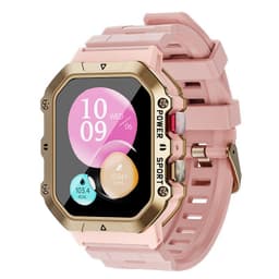 image-New W1 Smart Bracelet Watch - 1.65" Pedometer Heart Rate Monitor, Blood Oxygen, Waterproof, Pink