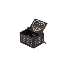 image-Autonomous DIY Wooden Hand Crank Halloween Music Box Carving Kit Gift