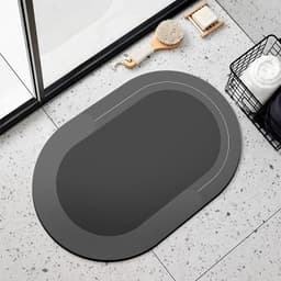 image-Bathroom Absorbent Velvet Mat - Quick-Drying - 4'x8'