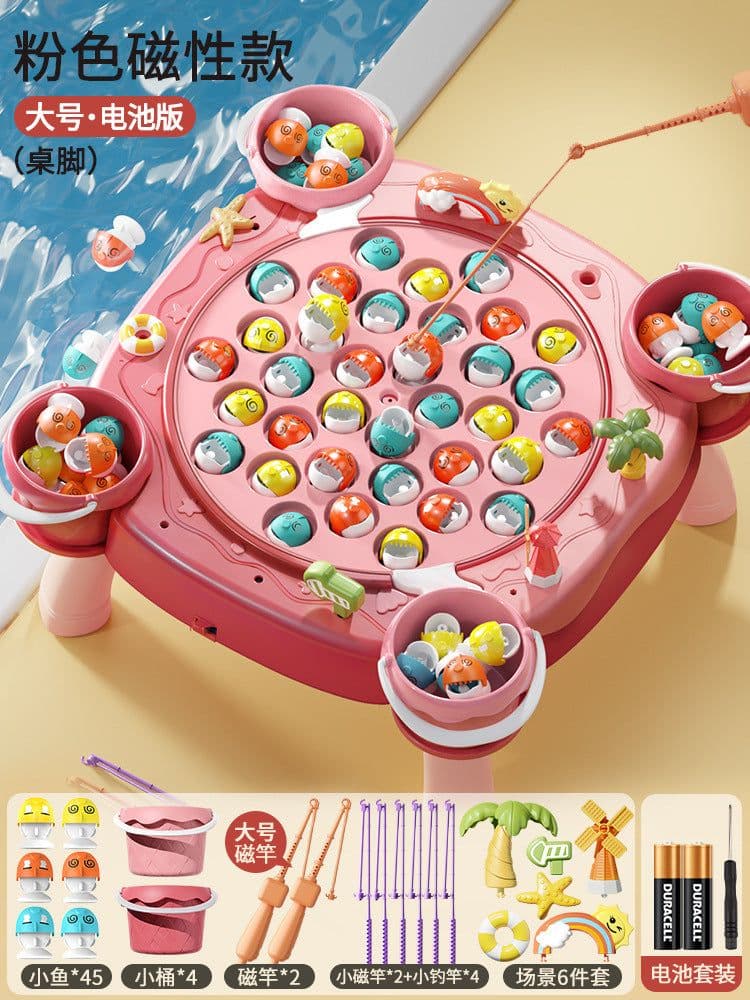 image-Magnetic Fishing Toy - Educational Playhouse for Kids
