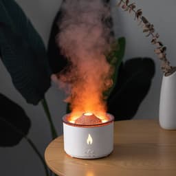 image-Pinrui Flame Aroma Diffuser Humidifier - 350ML