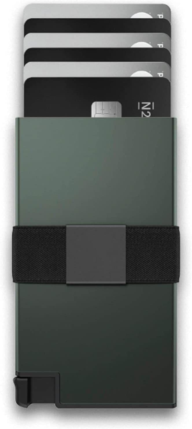 image-Ekster RFID Men's Card Holder Dark Gray Aluminum Alloy