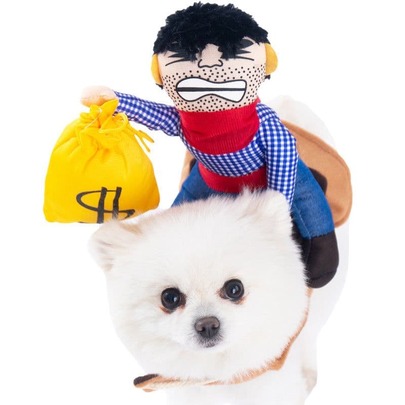 image-Dog Halloween Costume - Knife Transformation Outfit Polyester