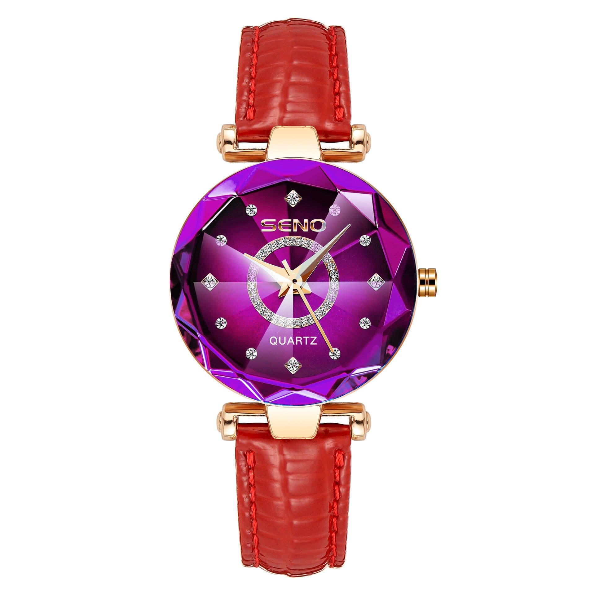 image-SENO Women's Watch - Purple 26mm Stainless Steel