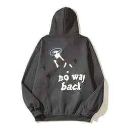 image-Chen Yun Cotton Hoodie Sweater - XXL, Round Neck, Graffiti Letters, Loose Style