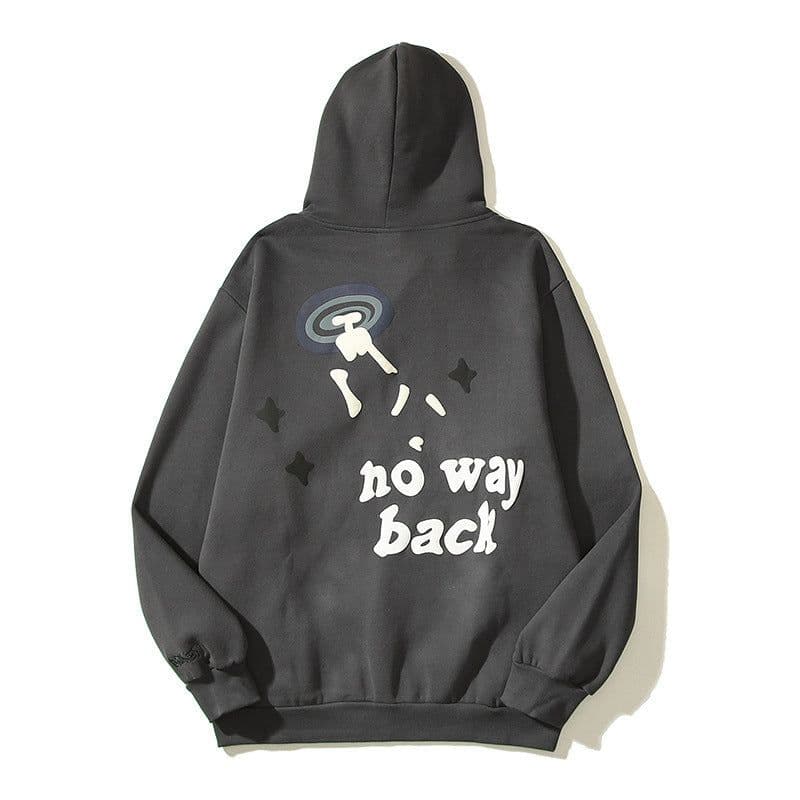 image-Chen Yun Cotton Hoodie Sweater - XXL, Round Neck, Graffiti Letters, Loose Style