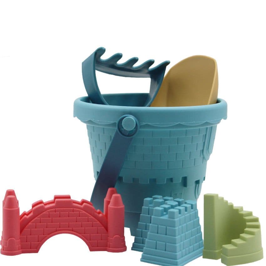 image-Children's castle beach toy bucket