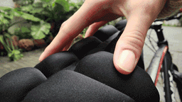 image-New bicycle cushion accessories mountain bike foldable inflatable airbag seat cushion cover saddle portable delivery inflator