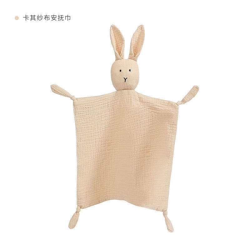 image-Augleka Baby Soothing Towel - Rabbit Dark Blue 30cm
