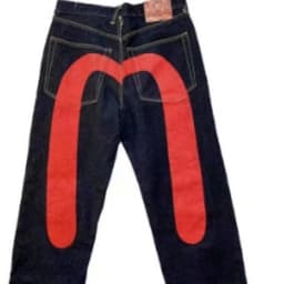 image-European and American hip-hop American style first year classic niche ins print men and women loose trendy trousers cool jeans