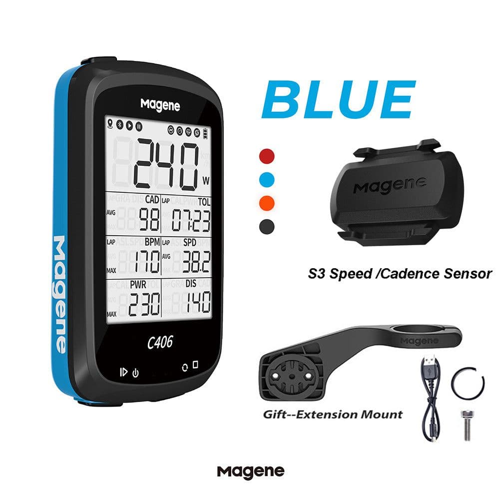 image-Magene C406 Waterproof GPS Mountain Bike - Wireless Smart Code