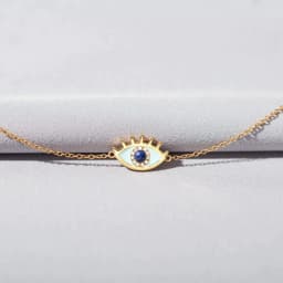 image-Evil Eye Enamel Bracelet - Women's Fashion Jewelry