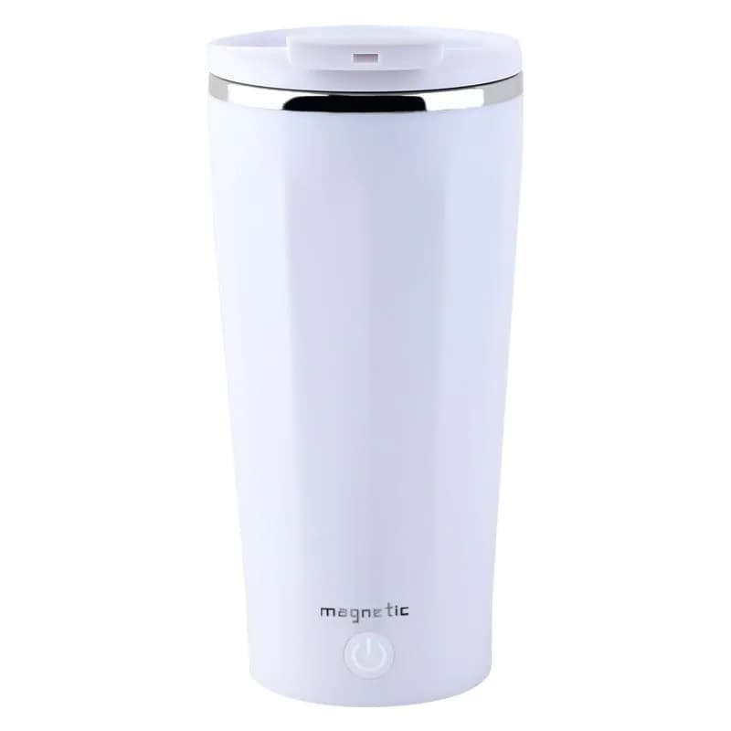 image-Electric Protein Shaker Bottle 400ml Stainless Steel
