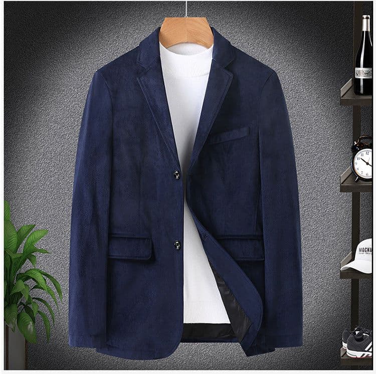 image-Overlord Casual Suit 6XL Black Slim Fit