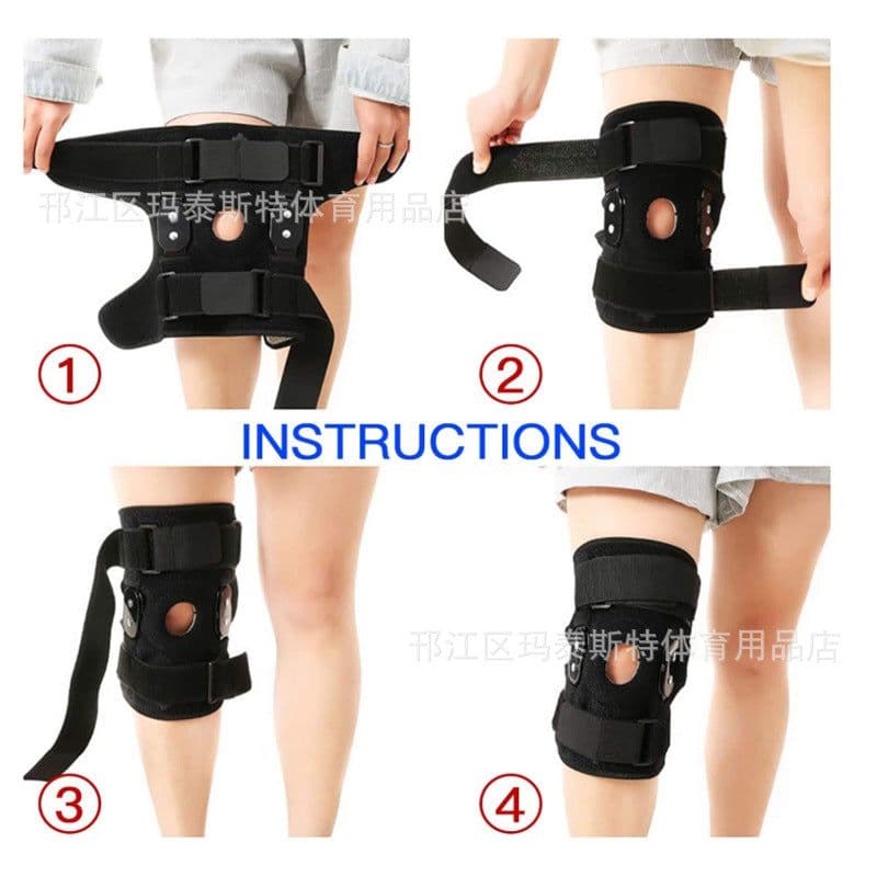 image-Ligament meniscus fixed knee brace fixed knee joint protection knee brace sports protective protective gear 5 sizes