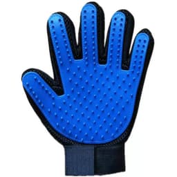 image-Easy Lion Rubber Pet Cleaning Gloves - Green Left - Cat Grooming Brush