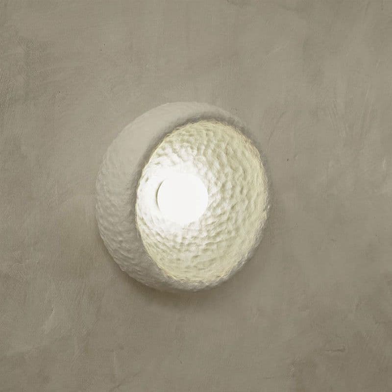 image-Japanese Wabi-Sabi Retro Wall Lamp Zen 32CM LED Resin